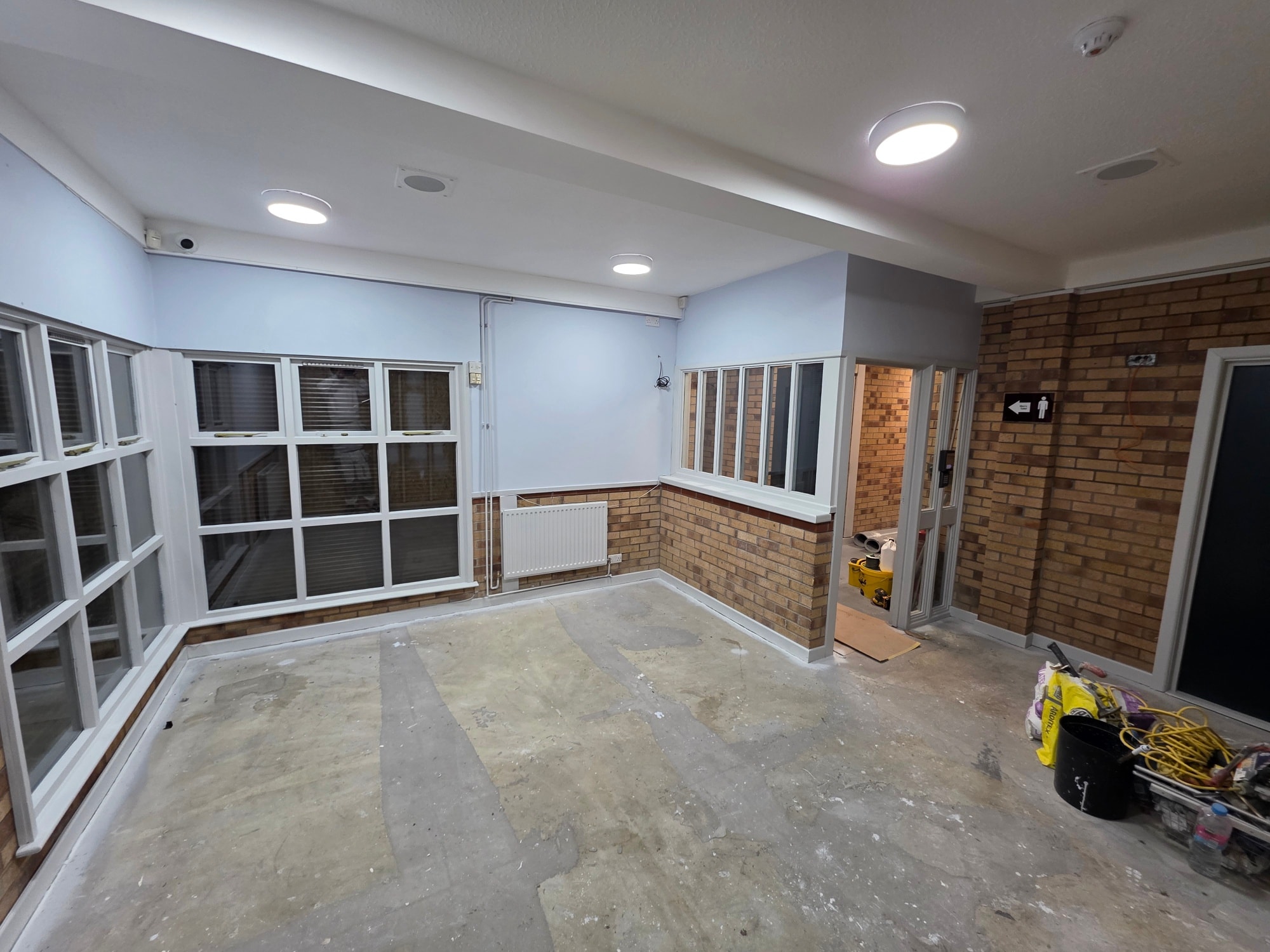 Painted commercial interior in South Wales — serving Monmouthshire
